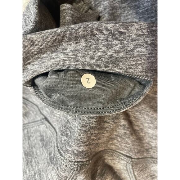 Lululemon Pure Practice High Waisted 4 Way Stretch Heather Gray Leggings Size 2 - Picture 10 of 12